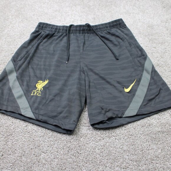 Nike Liverpool FC Shorts Mens Large Black Dri-Fit L.F.C Training Drawstring - Picture 2 of 13